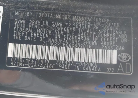 2006 Toyota Matrix from USA, damaged, VIN 2T1KR32E06C602016